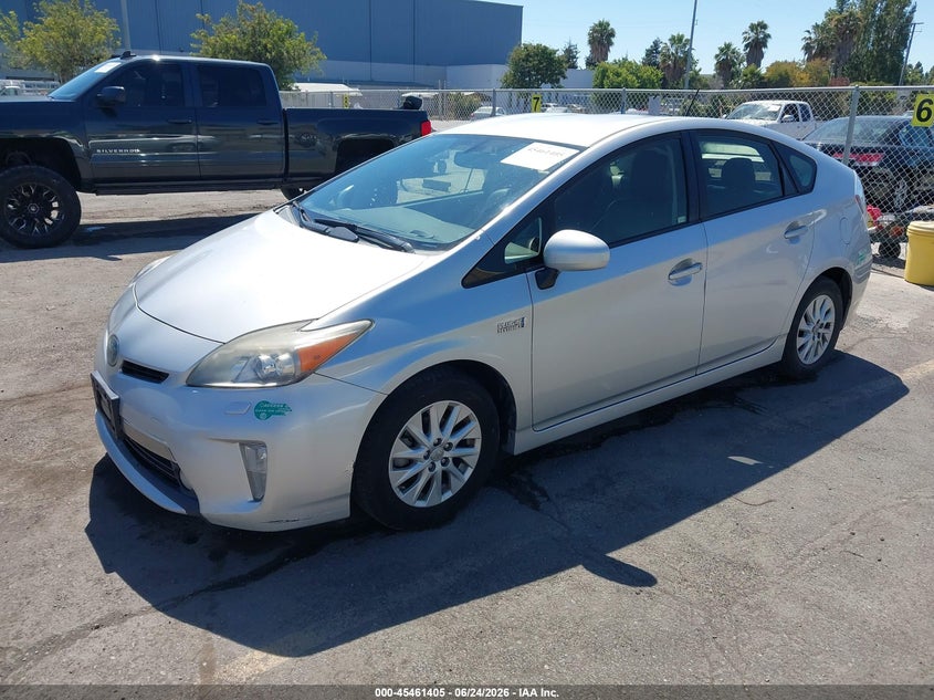 2012 Toyota Prius VIN JTDKN3DP5C3010948 IAAI salvage auction — LEFT FRONT, Salvage (California), sold $6,150 on 2026-07-13 (photo 2)