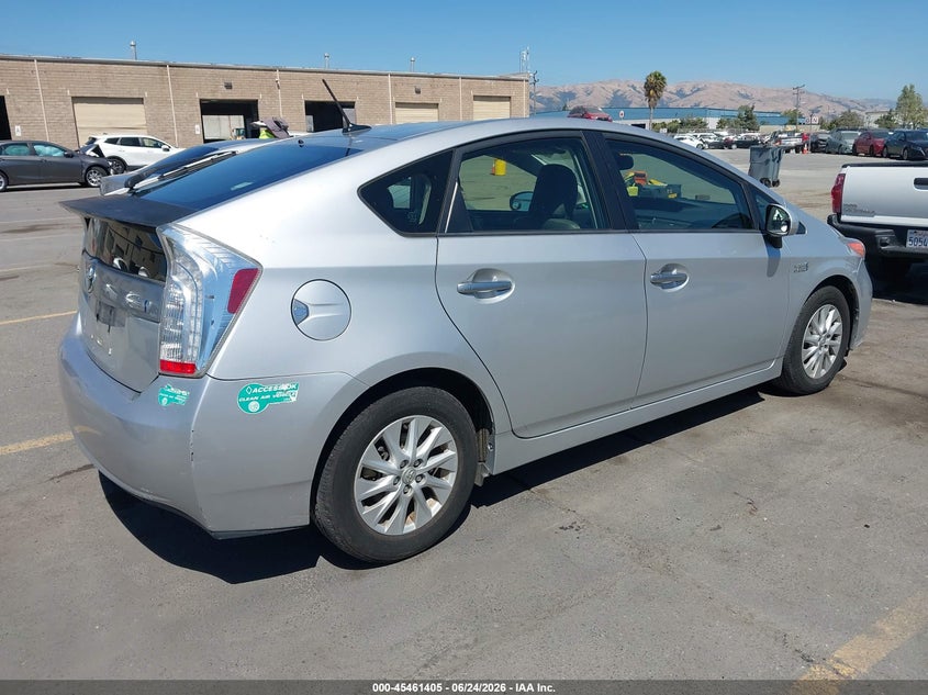 2012 Toyota Prius VIN JTDKN3DP5C3010948 IAAI salvage auction — LEFT FRONT, Salvage (California), sold $6,150 on 2026-07-13 (photo 4)