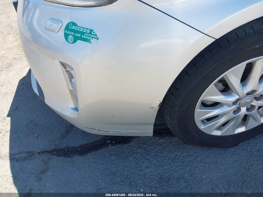 2012 Toyota Prius VIN JTDKN3DP5C3010948 IAAI salvage auction — LEFT FRONT, Salvage (California), sold $6,150 on 2026-07-13 (photo 6)
