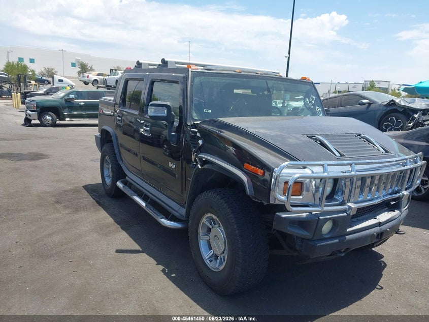 2006 Hummer H2 VIN 5GRGN22U16H118045 IAAI salvage auction — LEFT FRONT, Salvage Certificate (California), sold $6,225 on 2026-07-17 (photo 1)