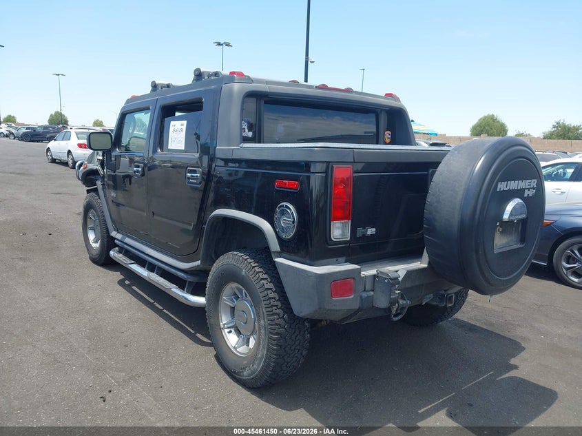 2006 Hummer H2 VIN 5GRGN22U16H118045 IAAI salvage auction — LEFT FRONT, Salvage Certificate (California), sold $6,225 on 2026-07-17 (photo 3)