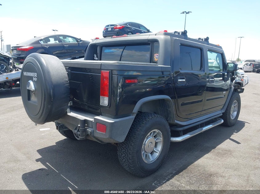 2006 Hummer H2 VIN 5GRGN22U16H118045 IAAI salvage auction — LEFT FRONT, Salvage Certificate (California), sold $6,225 on 2026-07-17 (photo 4)