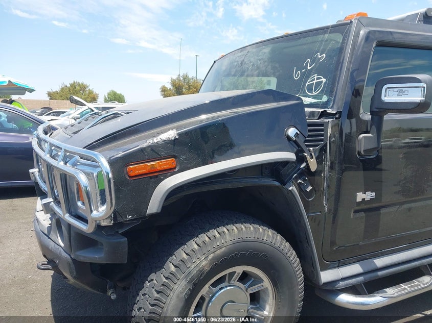 2006 Hummer H2 VIN 5GRGN22U16H118045 IAAI salvage auction — LEFT FRONT, Salvage Certificate (California), sold $6,225 on 2026-07-17 (photo 6)