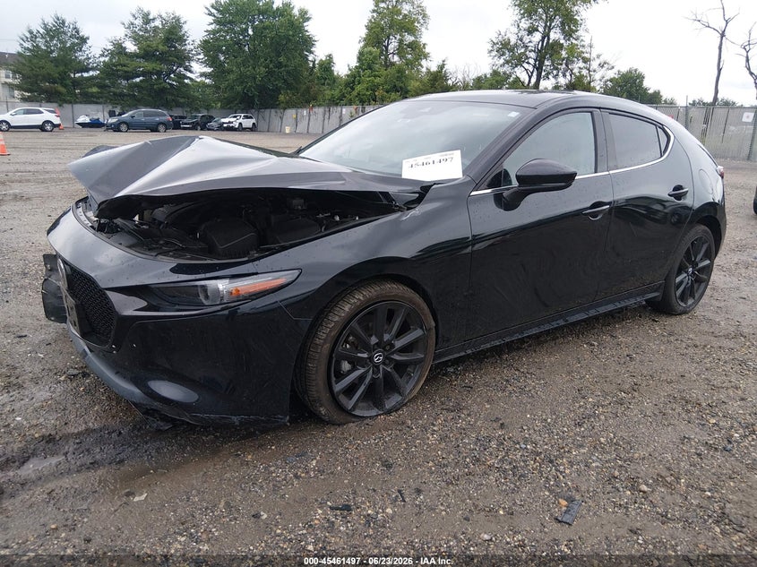 2022 Mazda VIN JM1BPAML9N1514722 IAAI salvage auction — RIGHT FRONT, Salvage Title, sold $1,250 on 2026-07-28 (photo 2)
