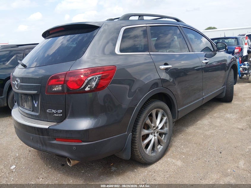 2015 Mazda Cx-9 VIN JM3TB3DA7F0469453 IAAI salvage auction — NORMAL WEAR, Clear - Public Restricted (Oklahoma), sold $875 on 2026-07-29 (photo 4)