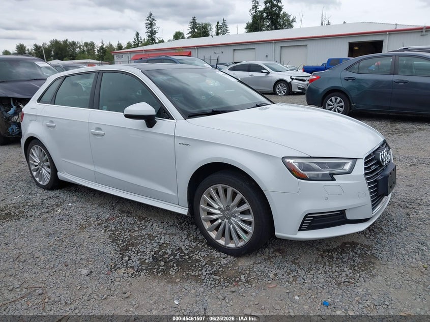 2017 Audi A3 VIN WAUTPBFF0HA058080 IAAI salvage auction — LEFT REAR, Bill Of Sale (Washington), sold $2,850 on 2026-07-22 (photo 1)