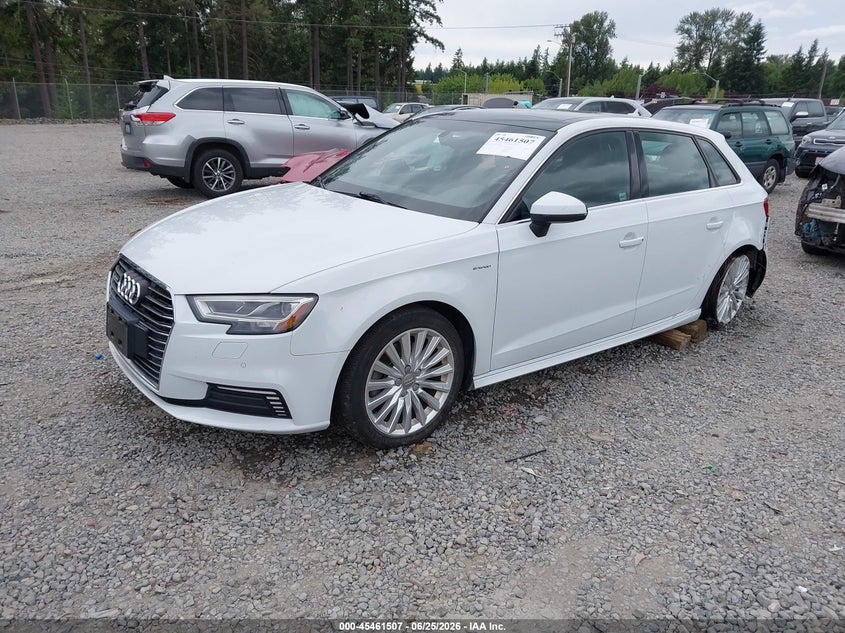 2017 Audi A3 VIN WAUTPBFF0HA058080 IAAI salvage auction — LEFT REAR, Bill Of Sale (Washington), sold $2,850 on 2026-07-22 (photo 2)