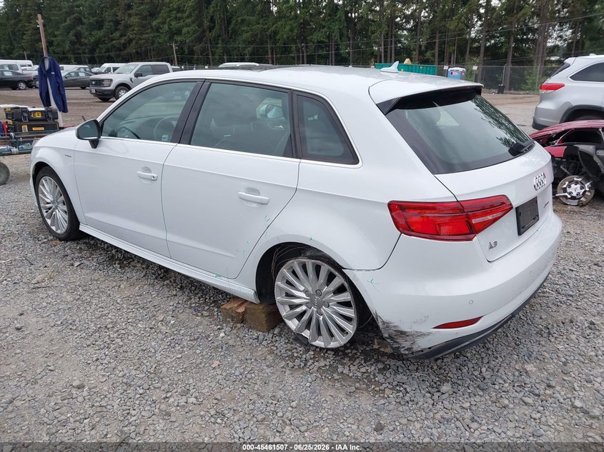 2017 Audi A3 VIN WAUTPBFF0HA058080 IAAI salvage auction — LEFT REAR, Bill Of Sale (Washington), sold $2,850 on 2026-07-22 (photo 3)