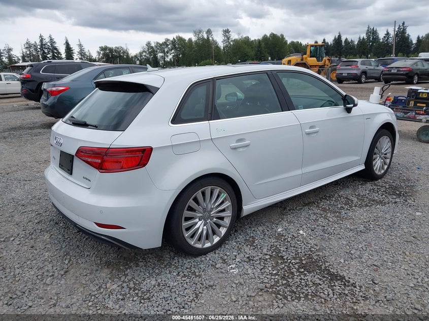 2017 Audi A3 VIN WAUTPBFF0HA058080 IAAI salvage auction — LEFT REAR, Bill Of Sale (Washington), sold $2,850 on 2026-07-22 (photo 4)