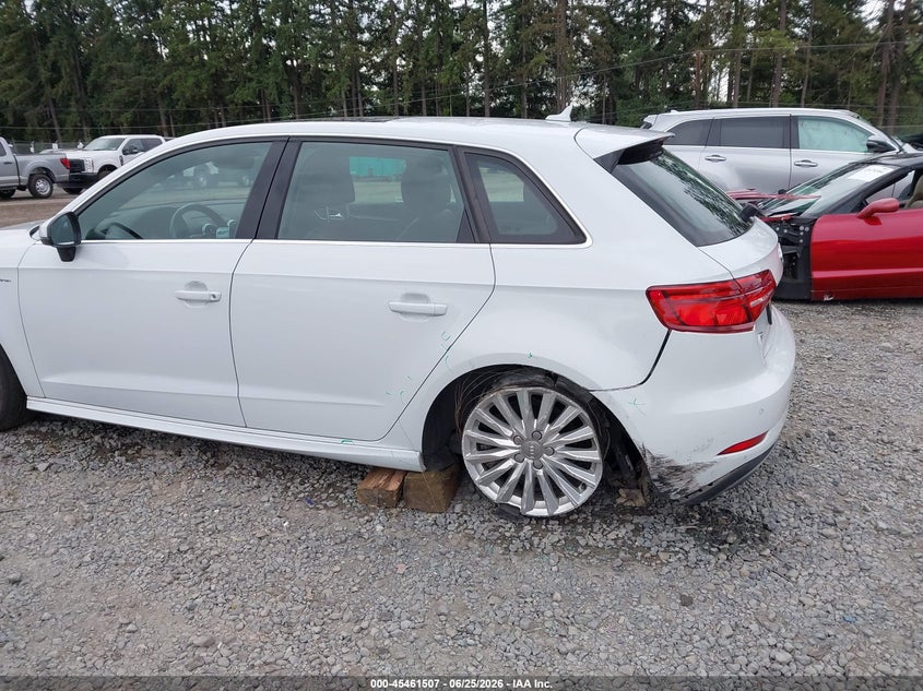2017 Audi A3 VIN WAUTPBFF0HA058080 IAAI salvage auction — LEFT REAR, Bill Of Sale (Washington), sold $2,850 on 2026-07-22 (photo 6)