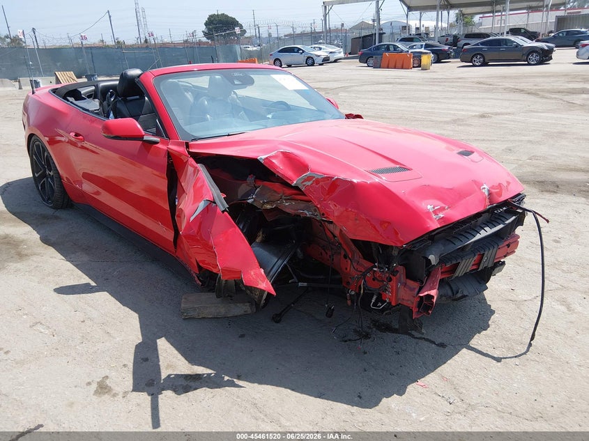 2021 Ford Mustang VIN 1FATP8FF8M5129525 IAAI salvage auction — FRONT END, Salvage (California), sold $7,200 on 2026-07-29 (photo 1)