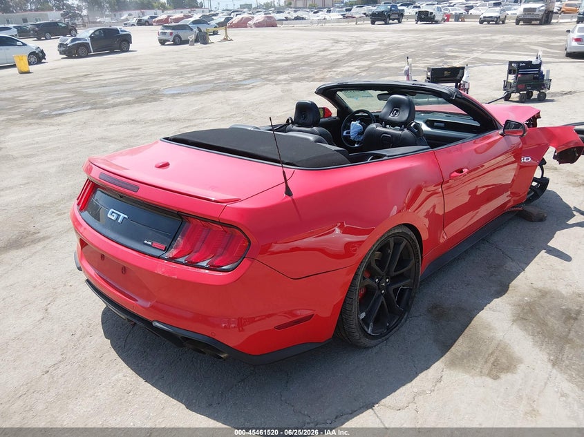 2021 Ford Mustang VIN 1FATP8FF8M5129525 IAAI salvage auction — FRONT END, Salvage (California), sold $7,200 on 2026-07-29 (photo 4)