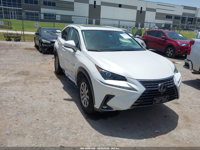 2019 Lexus Nx VIN JTJBARBZ5K2182871 IAAI salvage auction — RIGHT SIDE, Salvage (Texas), sold $7,100 on 2026-07-21 (photo 1)