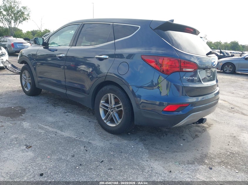 2017 Hyundai Santa fe VIN 5XYZTDLB2HG402384 IAAI salvage auction — NORMAL WEAR, Clear (Florida), sold $2,400 on 2026-07-06 (photo 3)