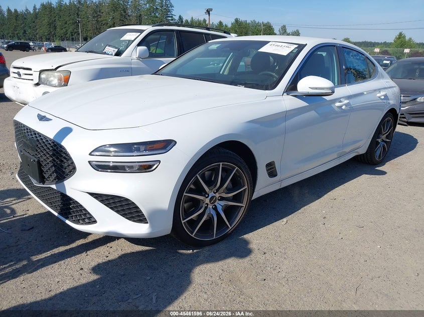 2026 Genesis G70 VIN KMTG64SC7TU170432 IAAI salvage auction — REAR END, Clear (California), sold $20,000 on 2026-07-15 (photo 2)