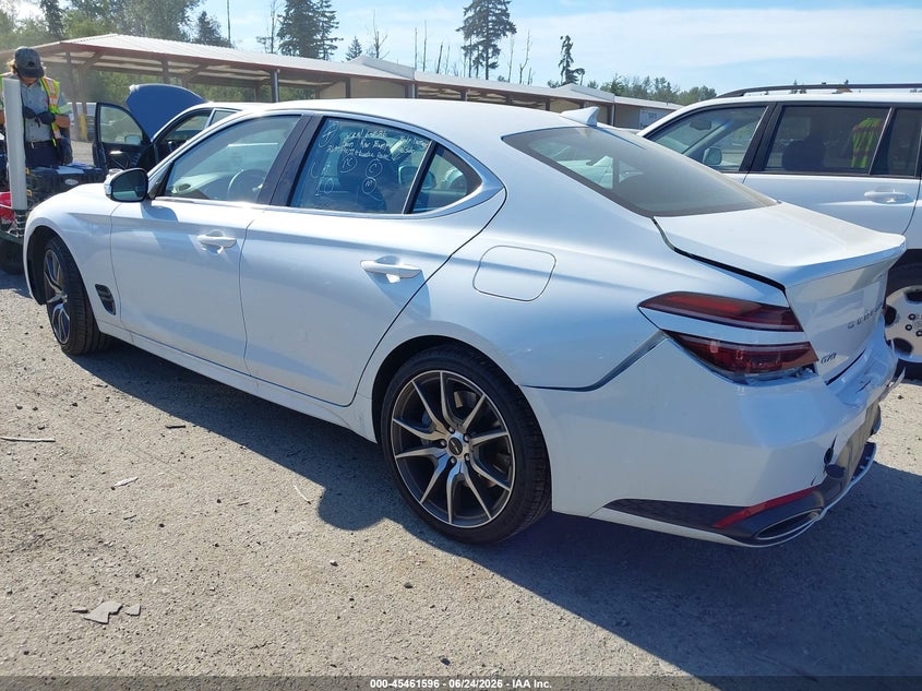 2026 Genesis G70 VIN KMTG64SC7TU170432 IAAI salvage auction — REAR END, Clear (California), sold $20,000 on 2026-07-15 (photo 3)