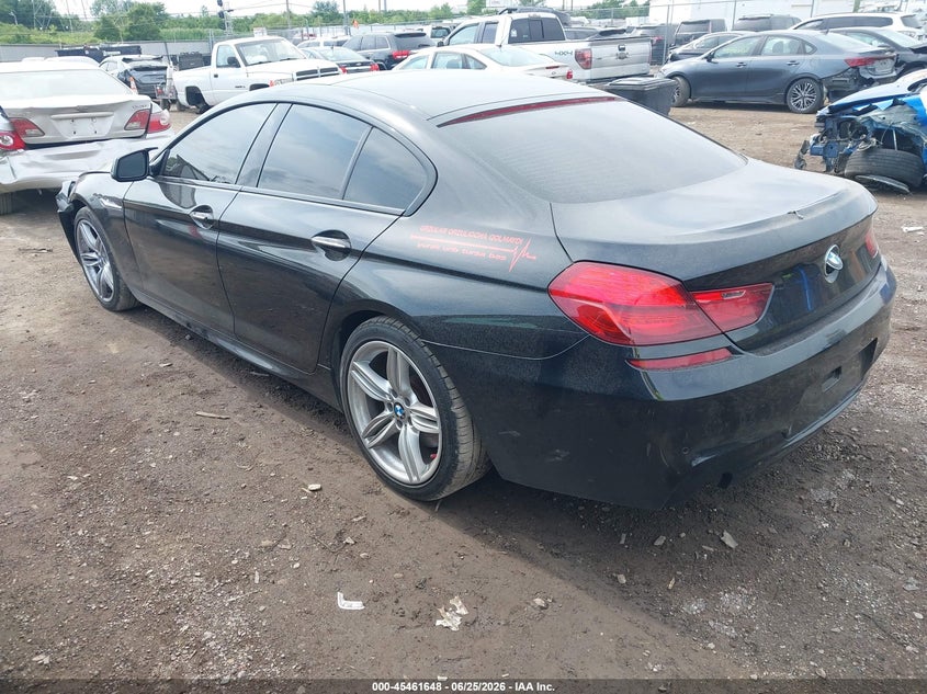 2015 BMW 6er VIN WBA6B8C59FD452991 IAAI salvage auction — FRONT END, Salvage (Ohio), sold $2,800 on 2026-07-30 (photo 3)
