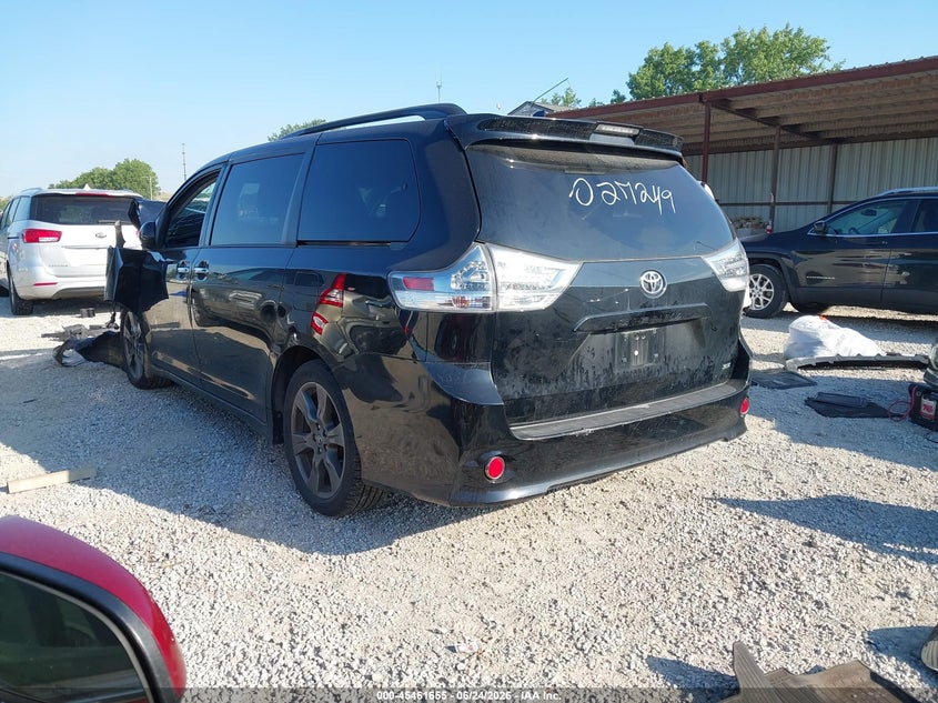 2020 Toyota Sienna VIN 5TDXZ3DC1LS027249 IAAI salvage auction — FRONT END, Salvage (Ohio), sold $425 on 2026-07-29 (photo 3)