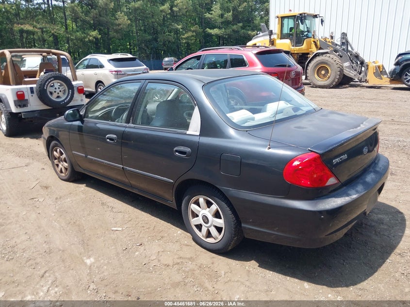 2003 Kia Spectra VIN KNAFB121435286004 IAAI salvage auction — NORMAL WEAR, Clear (Virginia), sold $225 on 2026-07-23 (photo 3)