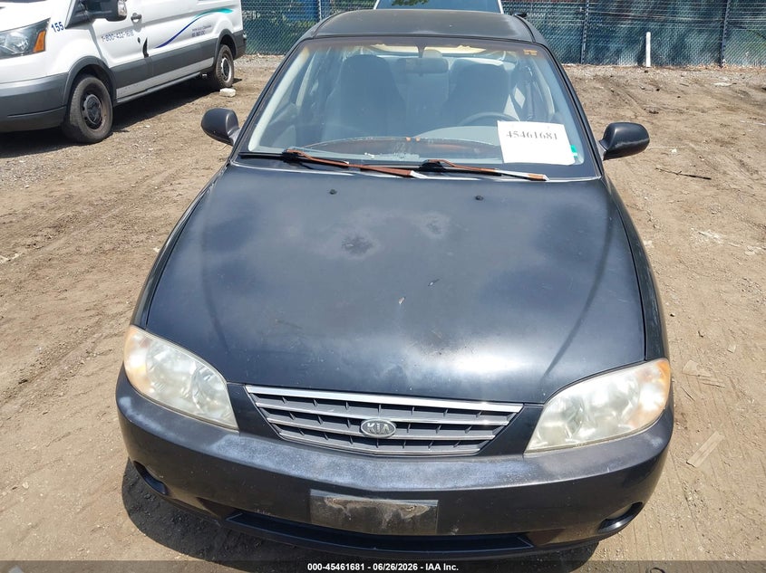 2003 Kia Spectra VIN KNAFB121435286004 IAAI salvage auction — NORMAL WEAR, Clear (Virginia), sold $225 on 2026-07-23 (photo 6)