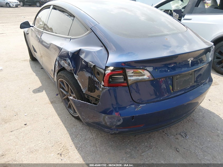 2023 Tesla Model 3 VIN 5YJ3E1EA0PF383472 IAAI salvage auction — REAR END, Original (Texas), sold $6,300 on 2026-08-02 (photo 6)