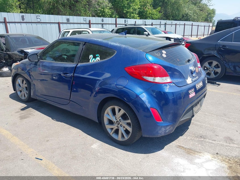 2016 Hyundai Veloster VIN KMHTC6AD3GU288202 IAAI salvage auction — SIDE, Salvage Title, sold $725 on 2026-07-30 (photo 3)