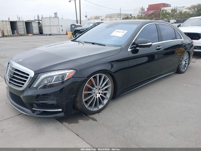 2015 Mercedes-benz S-klasse VIN WDDUG8CB4FA180326 IAAI salvage auction — NORMAL WEAR, Clear - Dealer Only (California), sold $7,275 on 2026-07-24 (photo 2)