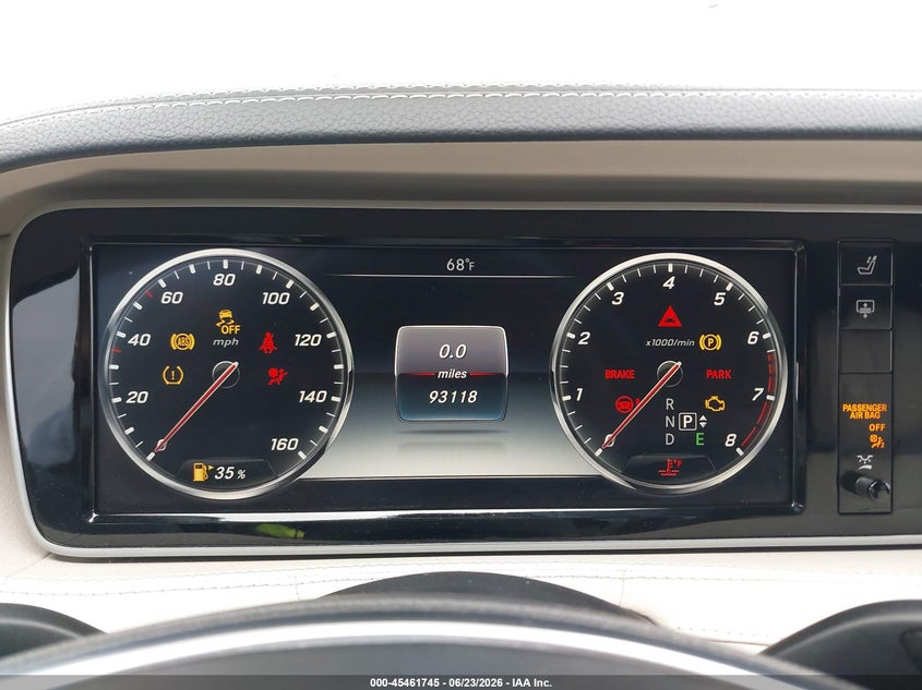 2015 Mercedes-benz S-klasse VIN WDDUG8CB4FA180326 IAAI salvage auction — NORMAL WEAR, Clear - Dealer Only (California), sold $7,275 on 2026-07-24 (photo 7)
