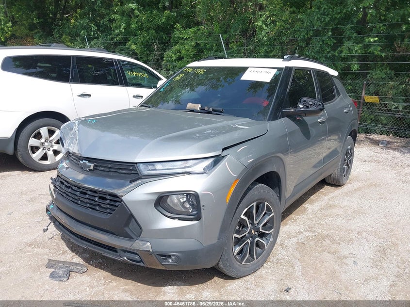 2023 Chevrolet Trailblazer VIN KL79MSSL8PB026064 IAAI salvage auction — FRONT END, Salvage (Indiana), sold $7,000 on 2026-08-01 (photo 2)