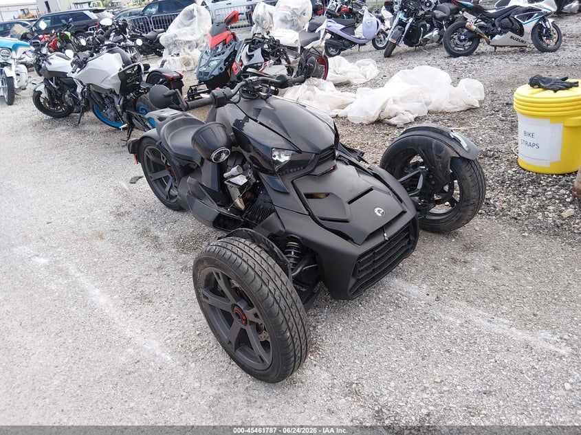 2021 Can-am/ brp Ryker VIN 3JB2FEG21MJ003833 IAAI salvage auction — REAR END, Salvage (Illinois), sold $675 on 2026-07-29 (photo 1)