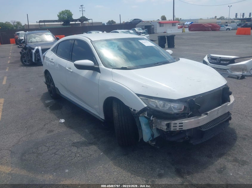 2018 Honda Civic VIN SHHFK7G45JU204543 IAAI salvage auction — FRONT END, Salvage (California), sold $6,000 on 2026-07-13 (photo 1)