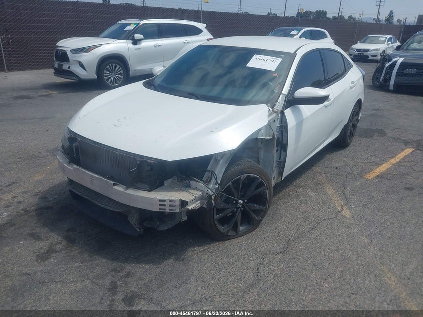 2018 Honda Civic VIN SHHFK7G45JU204543 IAAI salvage auction — FRONT END, Salvage (California), sold $6,000 on 2026-07-13 (photo 2)