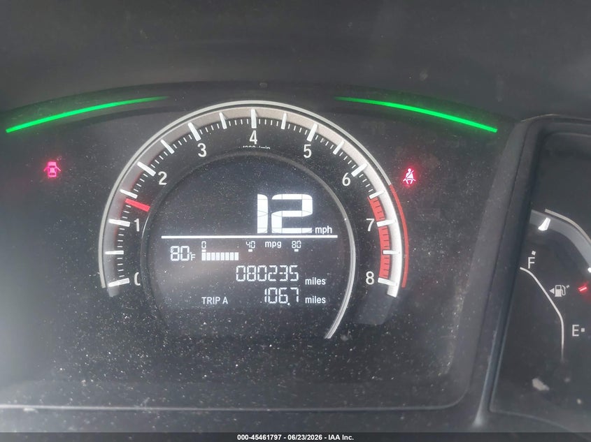 2018 Honda Civic VIN SHHFK7G45JU204543 IAAI salvage auction — FRONT END, Salvage (California), sold $6,000 on 2026-07-13 (photo 7)
