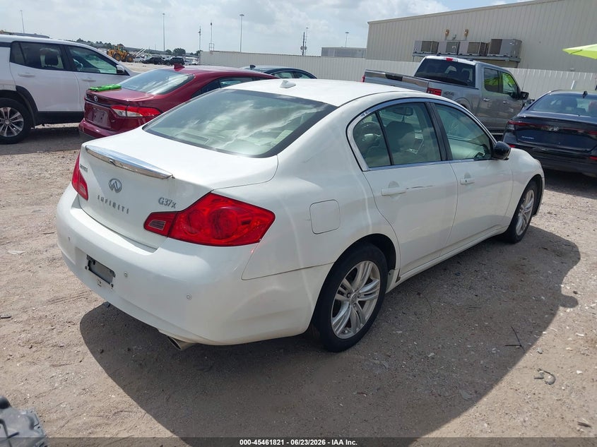 2013 Infiniti G VIN JN1CV6AR7DM757977 IAAI salvage auction — NORMAL WEAR, Original (Texas), sold $525 on 2026-07-09 (photo 4)