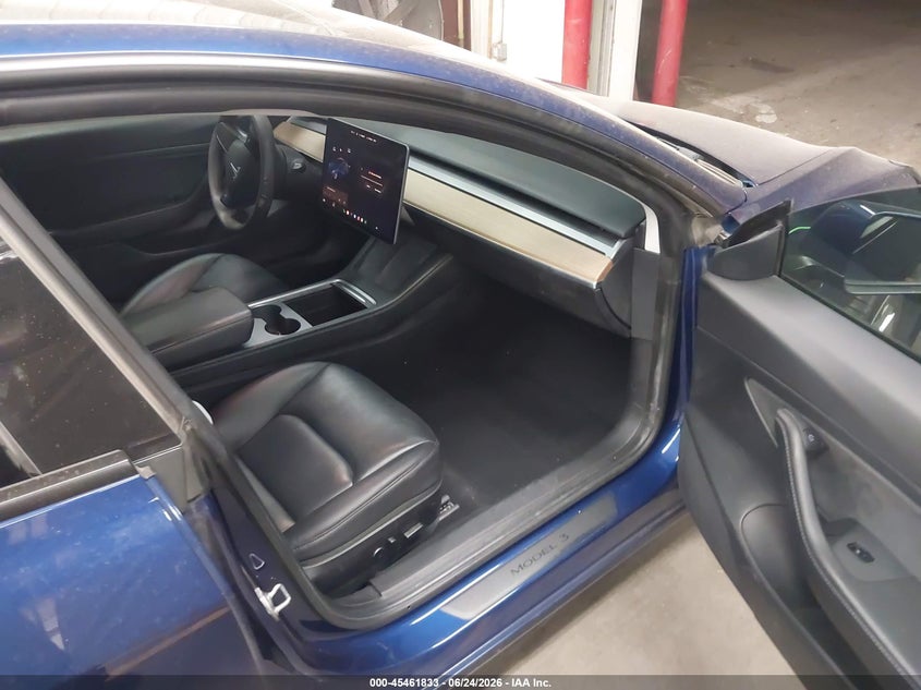 2021 Tesla Model 3 VIN 5YJ3E1EA7MF870499 IAAI salvage auction — LEFT REAR, Salvage (Arizona), sold $5,500 on 2026-07-30 (photo 5)