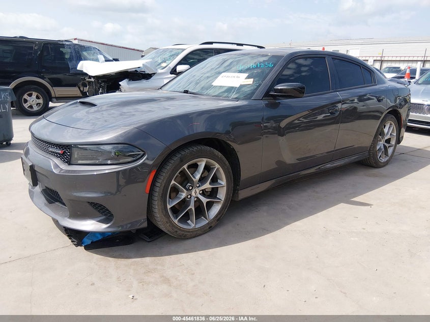 2023 Dodge Charger VIN 2C3CDXHG8PH643041 IAAI salvage auction — RIGHT SIDE, Original (Texas), sold $14,150 on 2026-09-01 (photo 2)