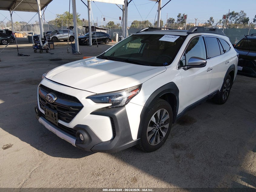 2023 Subaru Outback VIN 4S4BTAPC6P3186864 IAAI salvage auction — REAR END, Salvage Title, sold $11,400 on 2026-07-27 (photo 2)