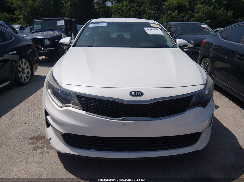 2018 Kia Optima VIN 5XXGT4L32JG256983 IAAI salvage auction — MECHANICAL, Original (Texas), sold $2,375 on 2026-07-06 (photo 6)