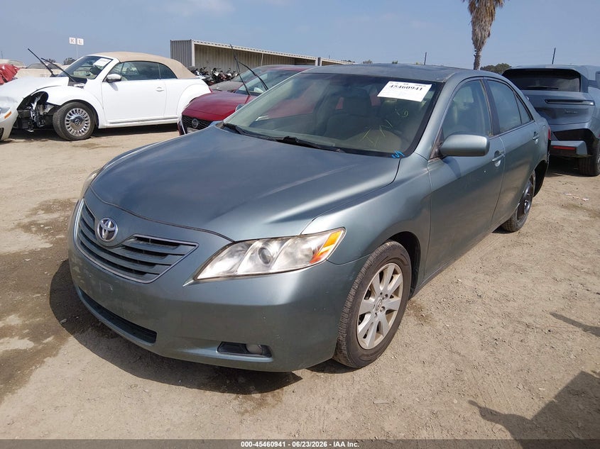 2007 Toyota Camry VIN JTNBE46K473002395 IAAI salvage auction — REAR END, Salvage (California), sold $950 on 2026-07-22 (photo 2)