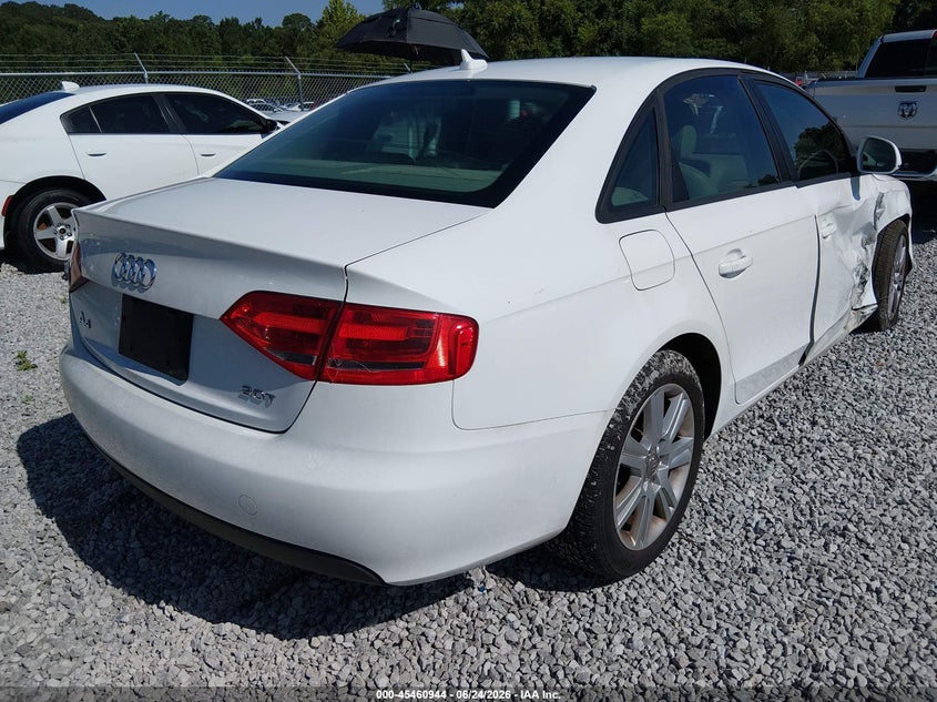 2009 Audi A4 VIN WAUJF78K89N065497 IAAI salvage auction — RIGHT SIDE, Salvage (Alabama), sold $225 on 2026-07-23 (photo 4)