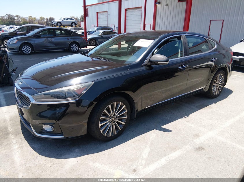 2017 Kia Cadenza VIN KNALC4J15H5058300 IAAI salvage auction — RIGHT FRONT, Salvage (California), sold $1,950 on 2026-07-16 (photo 2)
