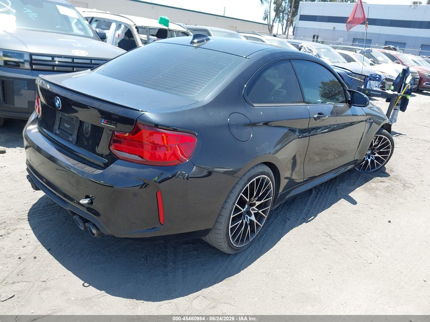 2019 BMW M2 VIN WBS2U7C51KVB08979 IAAI salvage auction — RIGHT FRONT, Salvage Title, sold $20,675 on 2026-07-15 (photo 4)
