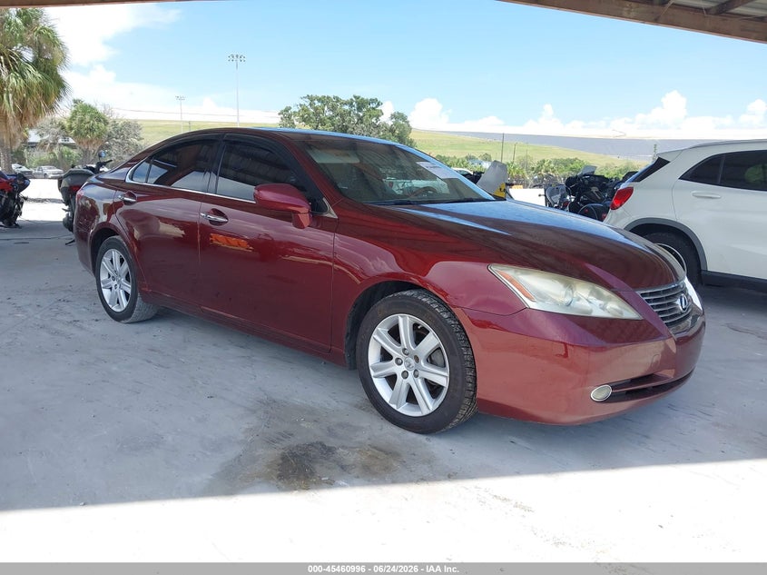2008 Lexus Es 350 VIN JTHBJ46G982241670 IAAI salvage auction — NORMAL WEAR, Clear (Florida), sold $400 on 2026-07-14 (photo 1)