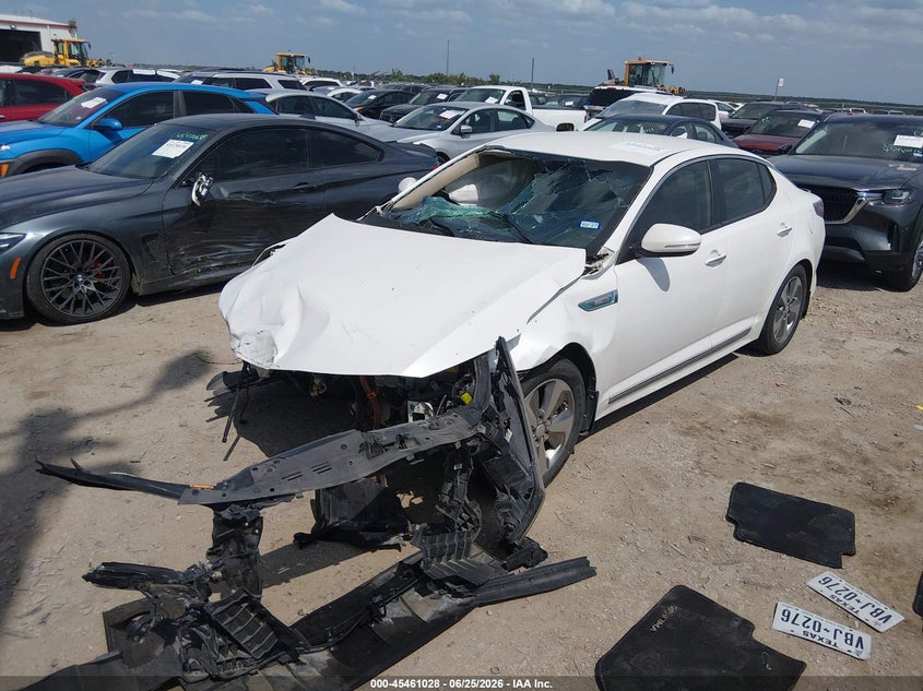 2015 Kia Optima VIN KNAGN4AD8F5090516 IAAI salvage auction — FRONT END, Salvage (Texas), sold $600 on 2026-07-28 (photo 2)