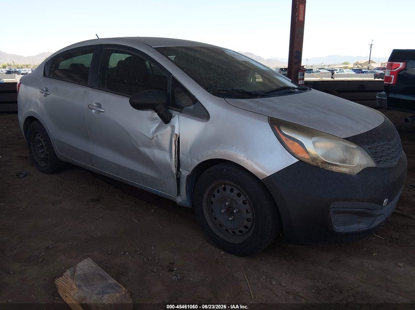 2015 Kia Rio VIN KNADM4A39F6509514 IAAI salvage auction — NORMAL WEAR, Clear-Dealer Only (Arizona), sold $325 on 2026-07-28 (photo 1)