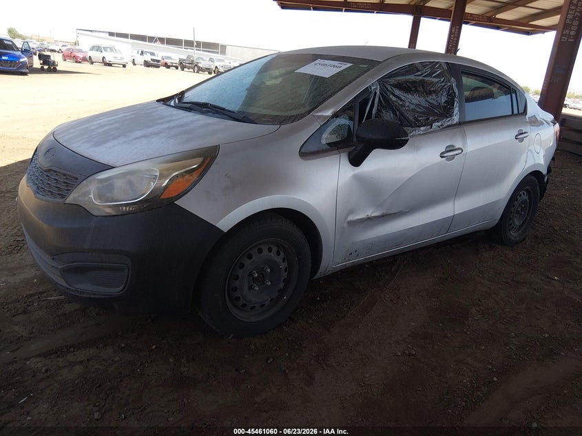 2015 Kia Rio VIN KNADM4A39F6509514 IAAI salvage auction — NORMAL WEAR, Clear-Dealer Only (Arizona), sold $325 on 2026-07-28 (photo 2)