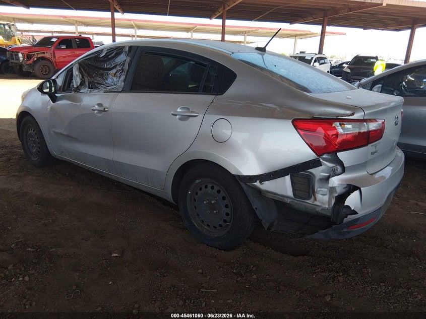 2015 Kia Rio VIN KNADM4A39F6509514 IAAI salvage auction — NORMAL WEAR, Clear-Dealer Only (Arizona), sold $325 on 2026-07-28 (photo 3)