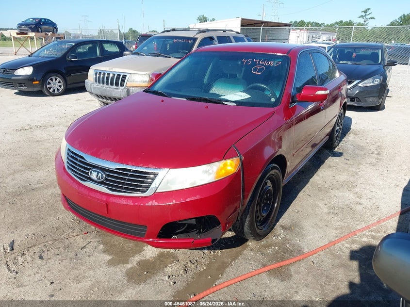 2009 Kia Optima VIN KNAGE228295325602 IAAI salvage auction — NORMAL WEAR, Repossession Paperwork (Georgia), sold $500 on 2026-07-17 (photo 2)