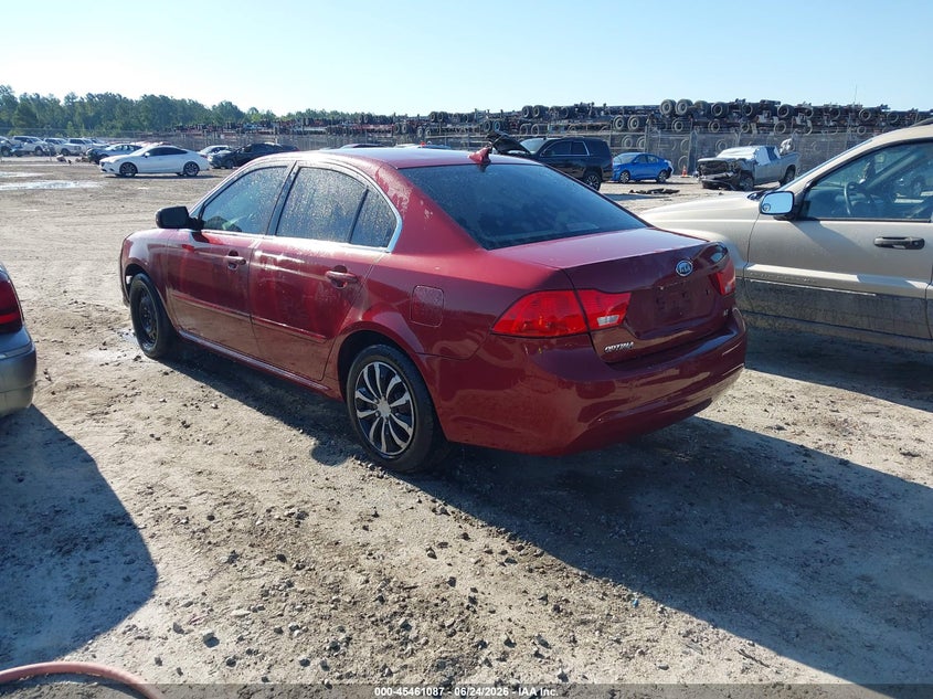 2009 Kia Optima VIN KNAGE228295325602 IAAI salvage auction — NORMAL WEAR, Repossession Paperwork (Georgia), sold $500 on 2026-07-17 (photo 3)