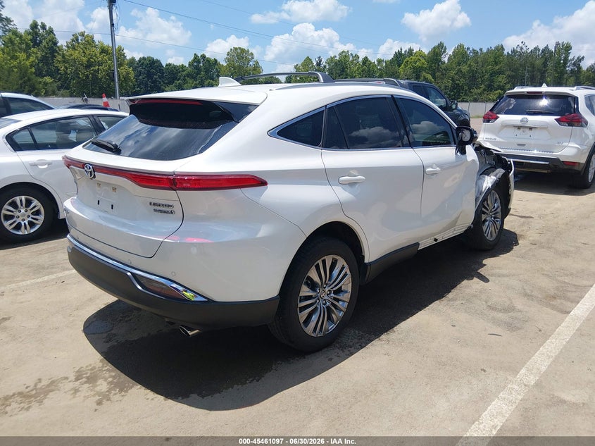 2021 Toyota Venza VIN JTEAAAAHXMJ014074 IAAI salvage auction — RIGHT FRONT, Salvage (Mississippi), sold $15,350 on 2026-07-16 (photo 4)